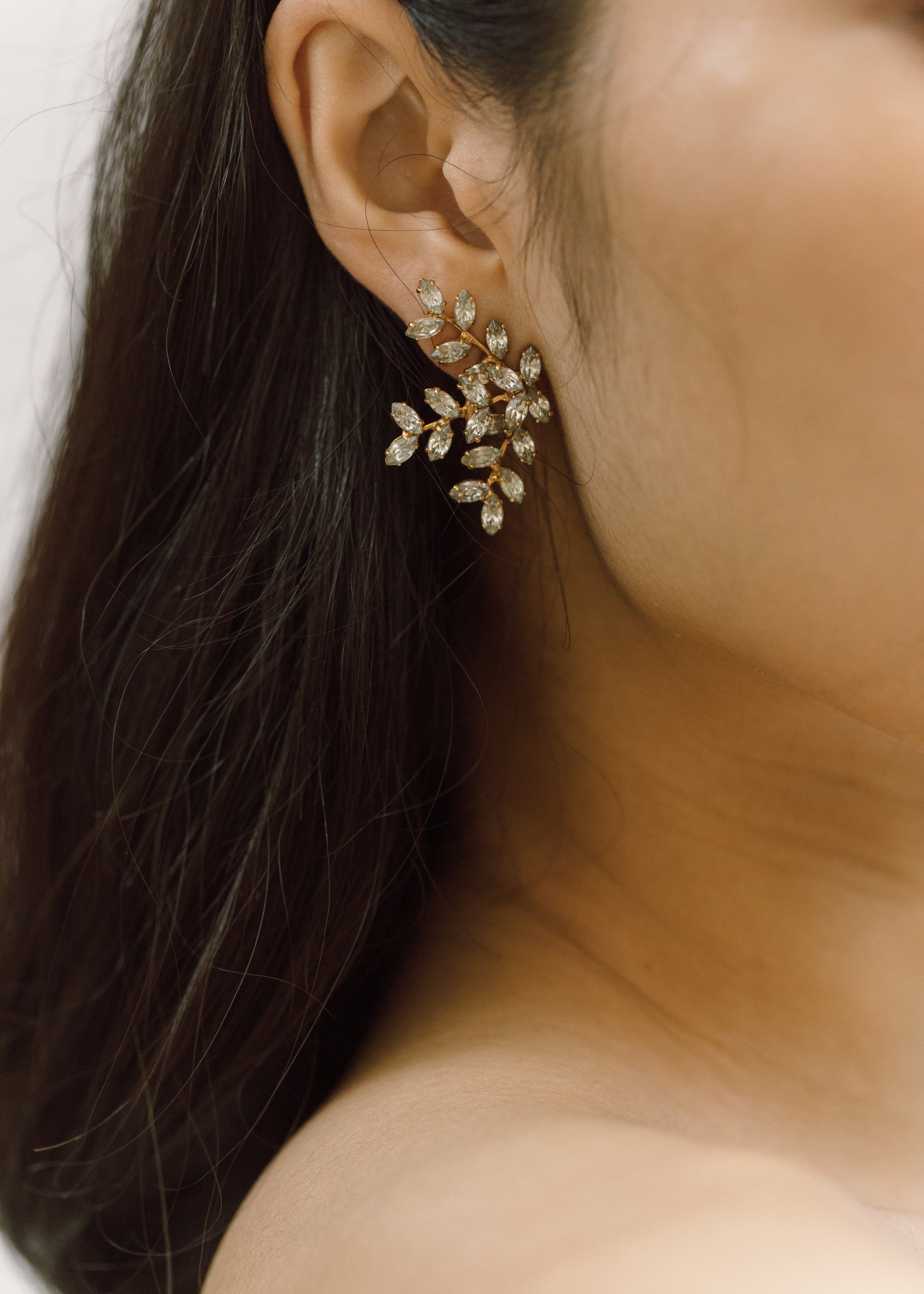 Buy Dull Gold Bahubali Earrings/ Indian Jewelry/ Bollywood Jewelry/  Jhumkas/ Indian Earrings/ Gold Earrings/ Devsena Earrings/ Sahare/ Dangling  Online in India - Etsy