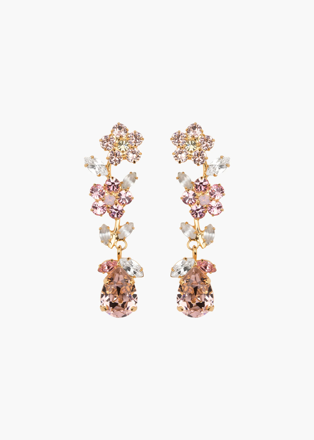 Freesia Earrings -- Vintage Rose – Jennifer Behr LLC