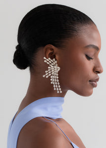 Saphira Earrings -- Crystal