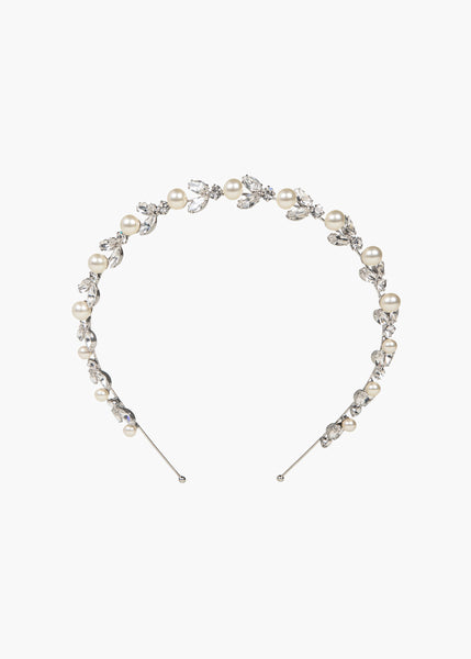 Kamila Headband -- Crystal Pearl – Jennifer Behr LLC
