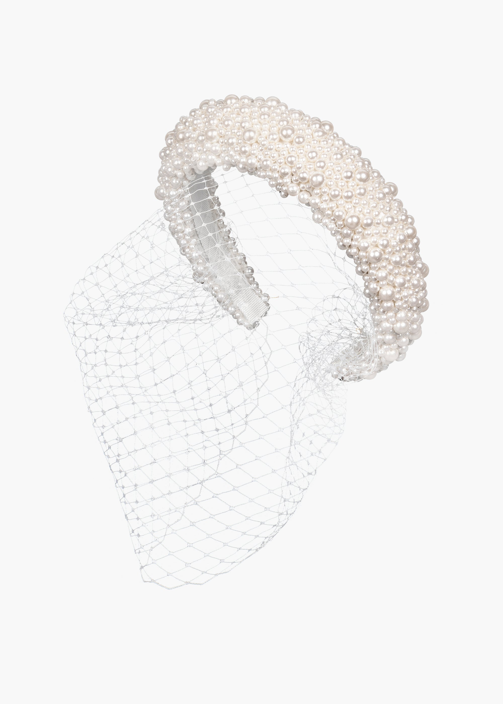 Bria Headband -- Pearl – Jennifer Behr LLC