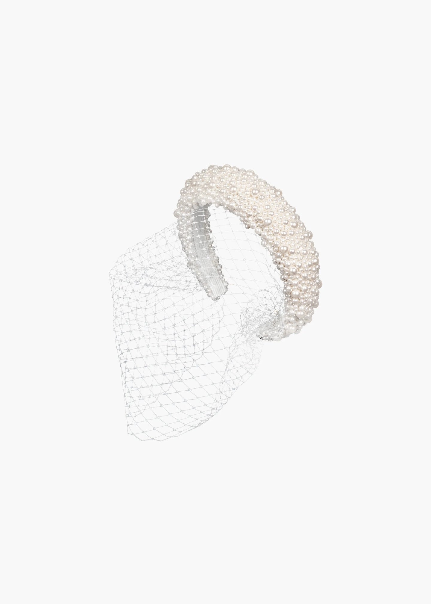 Bailey Voilette Headband -- Pearl – Jennifer Behr LLC Bailey Voilette Headband -- Pearl – Jennifer Behr LLC
