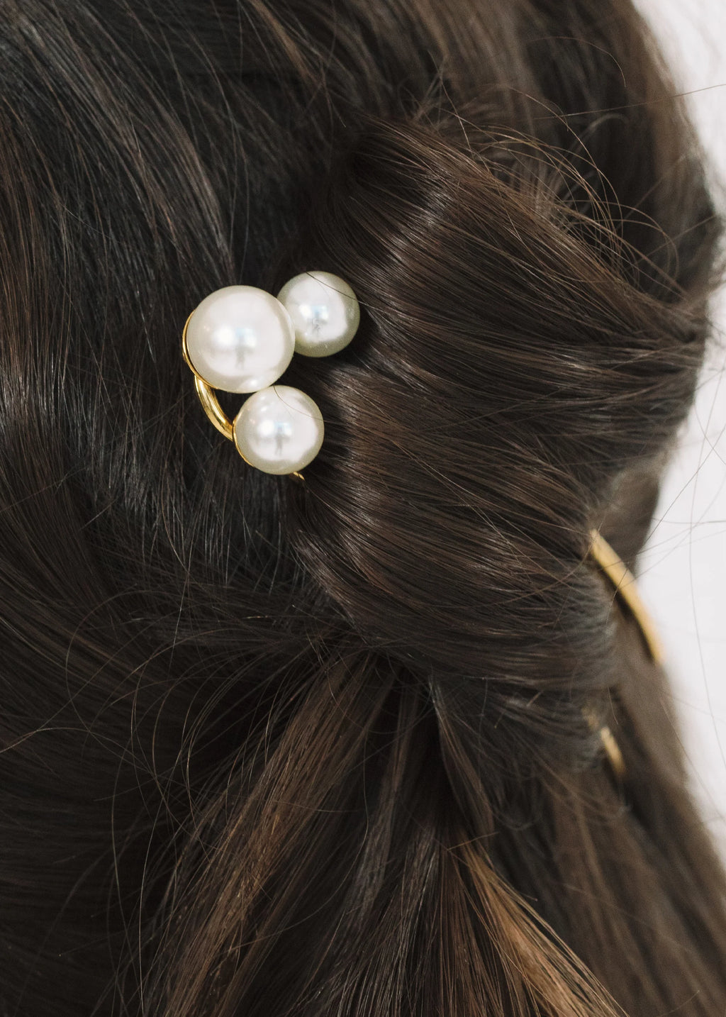 Gretel Hairpin -- Gold Pearl – Jennifer Behr LLC
