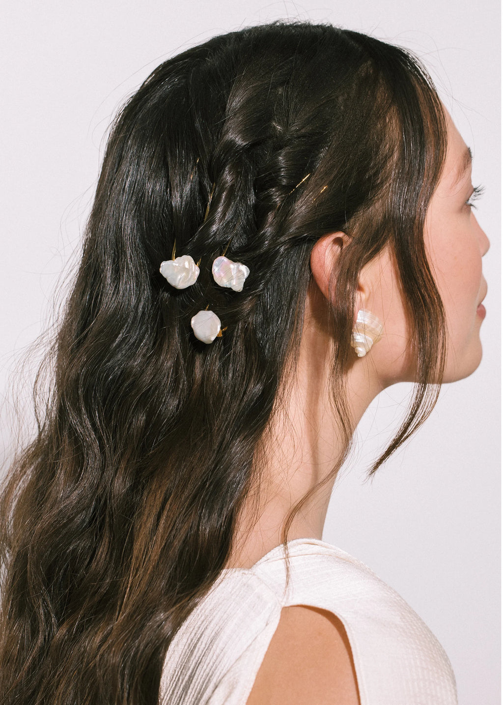Rita Hair Pin -- Pearl – Jennifer Behr LLC