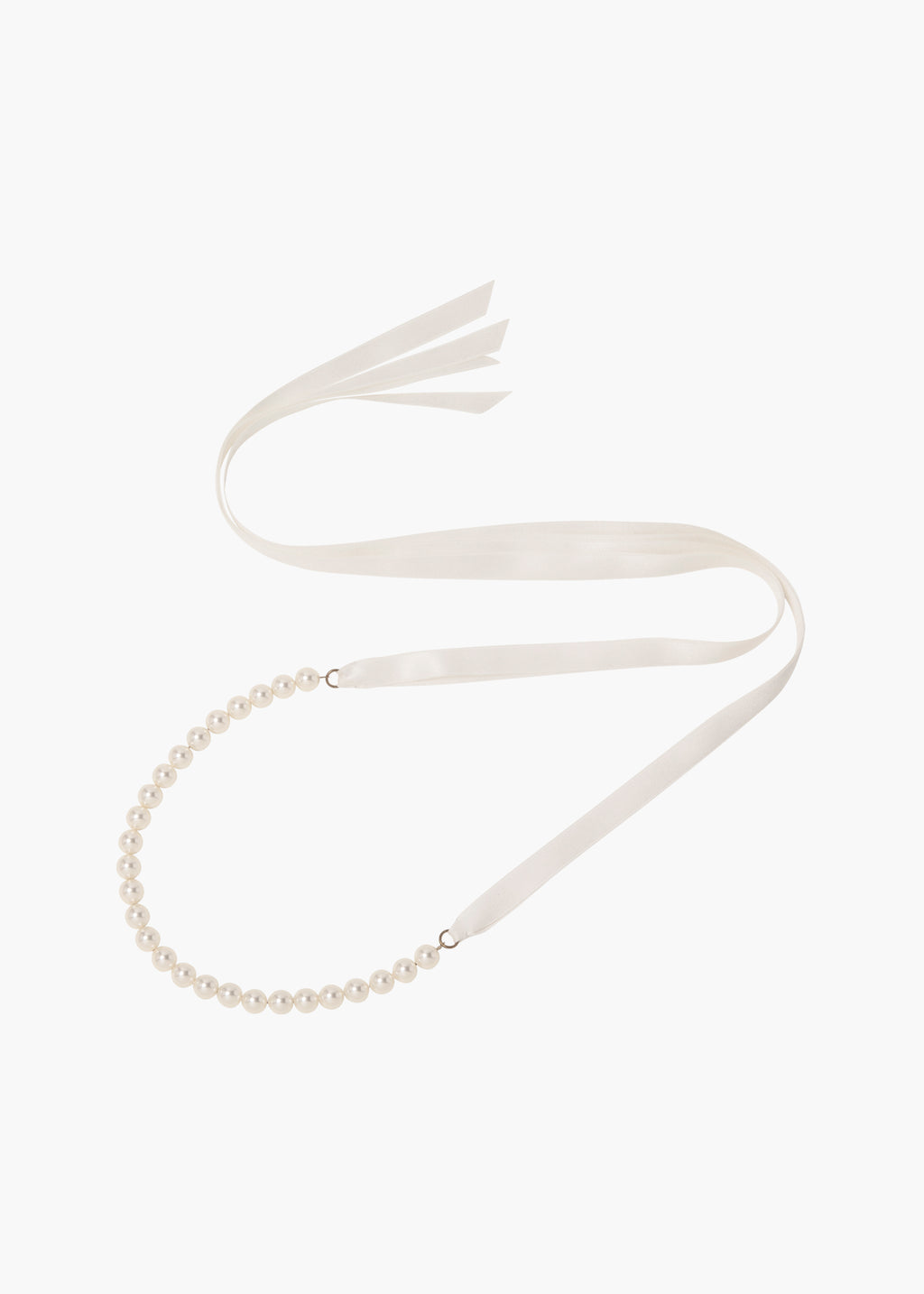 Pearl Ribbon Tie Pearl