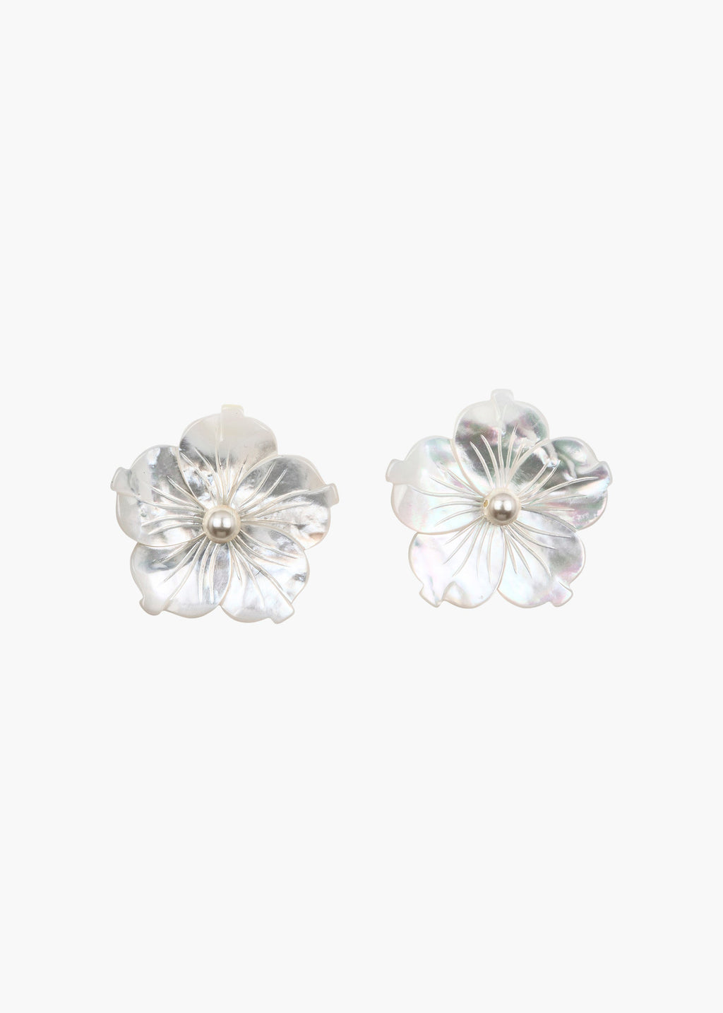 Zia Stud Earrings Mother Pearl