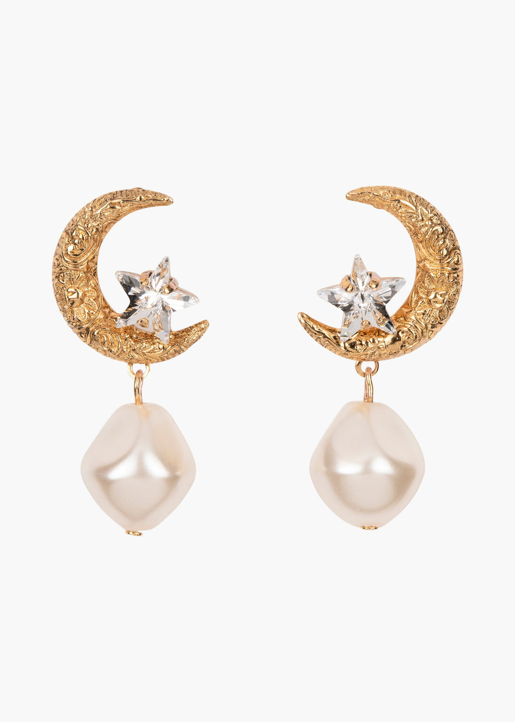 Lune Earrings Pearl