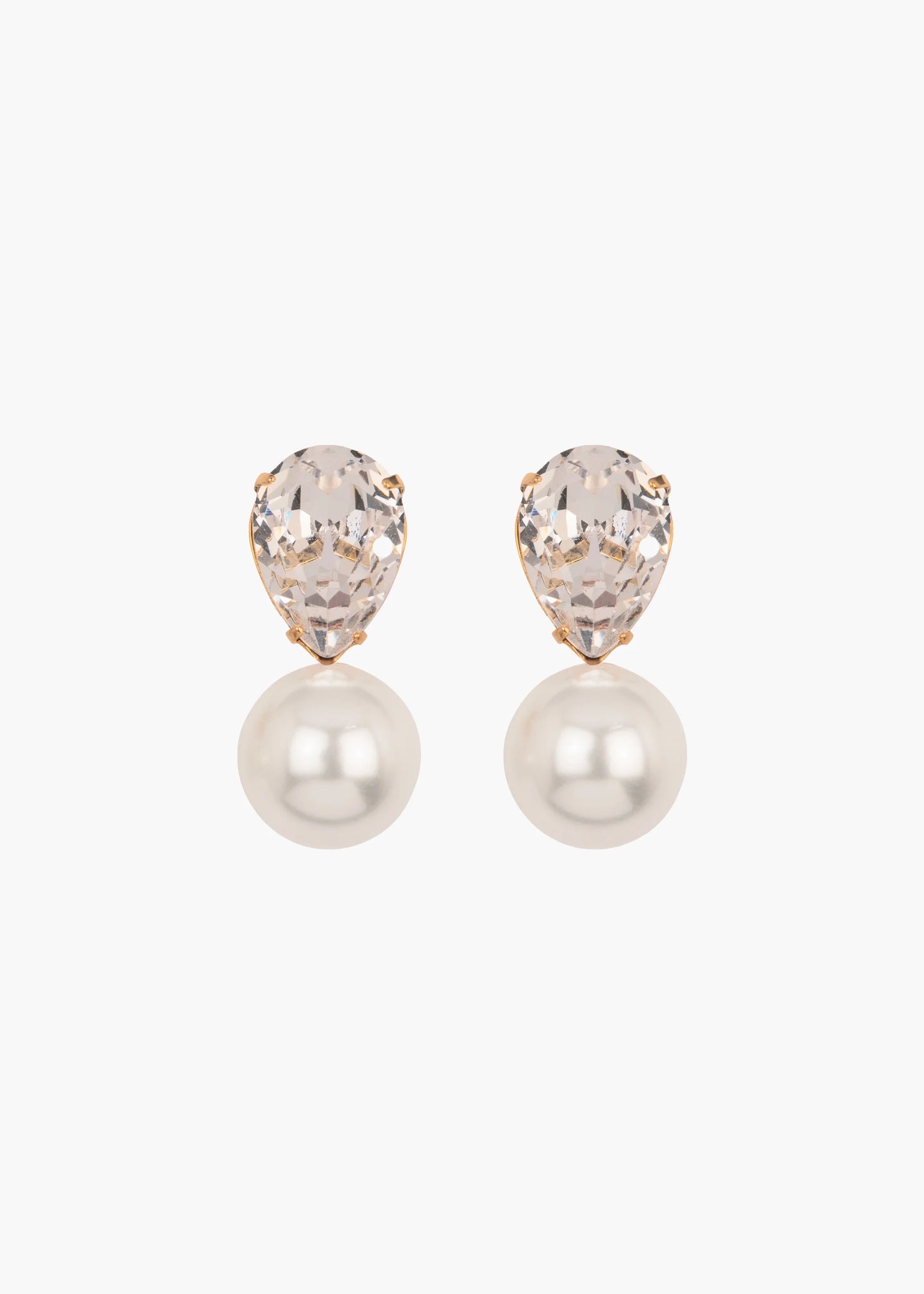 Cimone Earrings -- Crystal Antique Gold – Jennifer Behr LLC Cimone Earrings -- Crystal Antique Gold – Jennifer Behr LLC