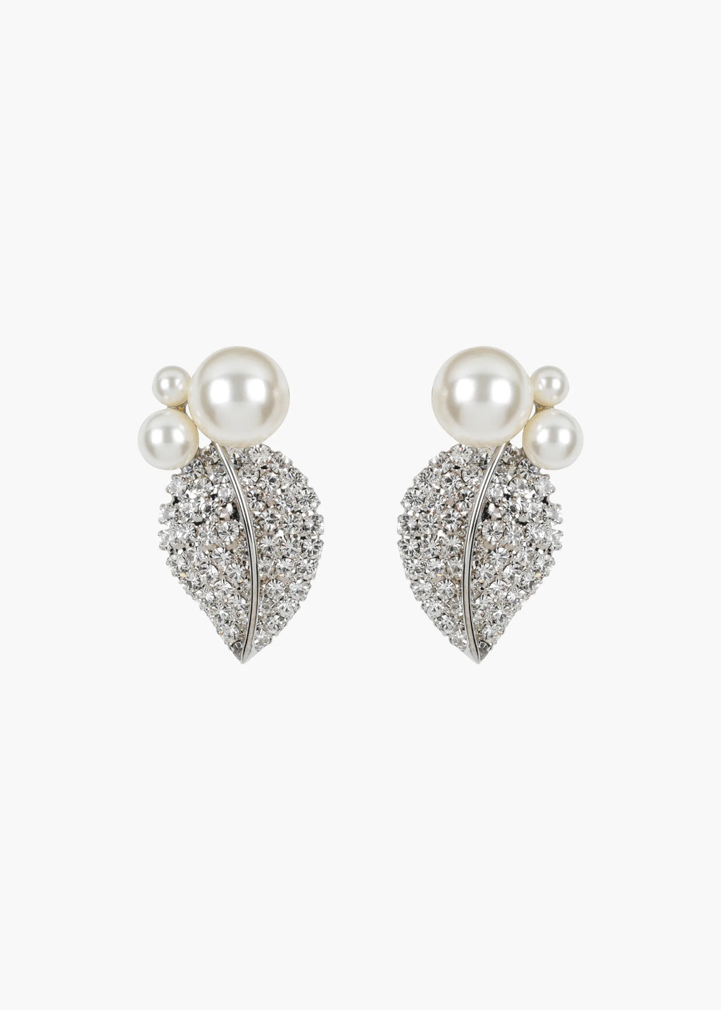 Blanca Earrings Crystal Pearl