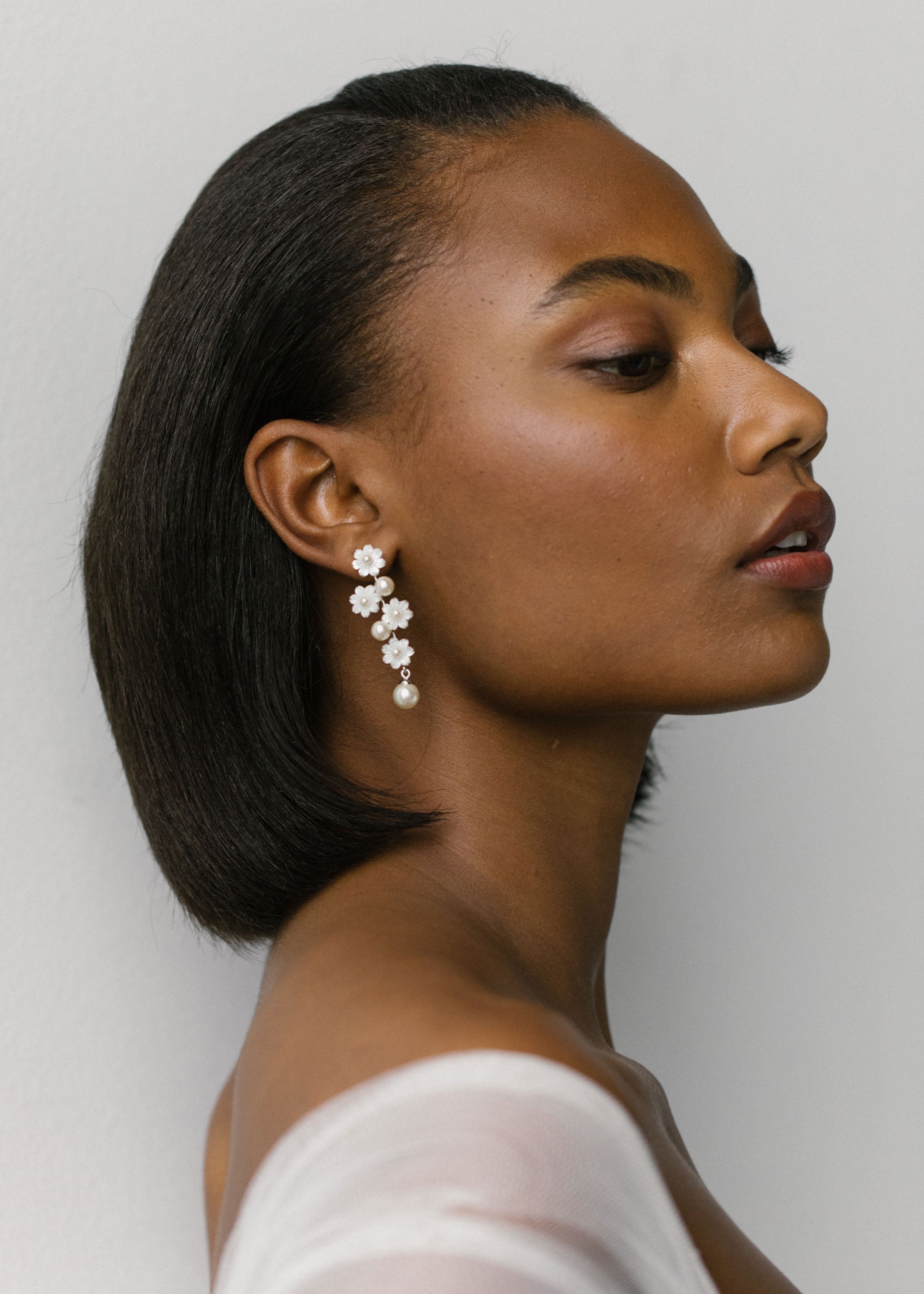 Calissa Earrings – Silver – Jennifer Behr LLC