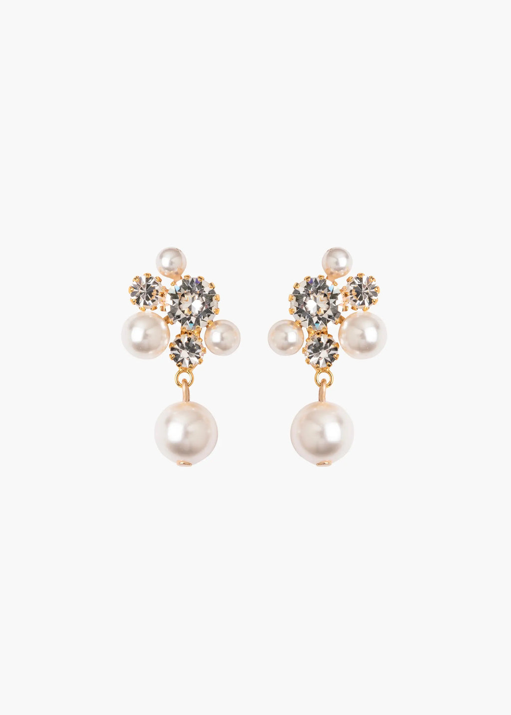 Bristol Earrings Crystal Antique