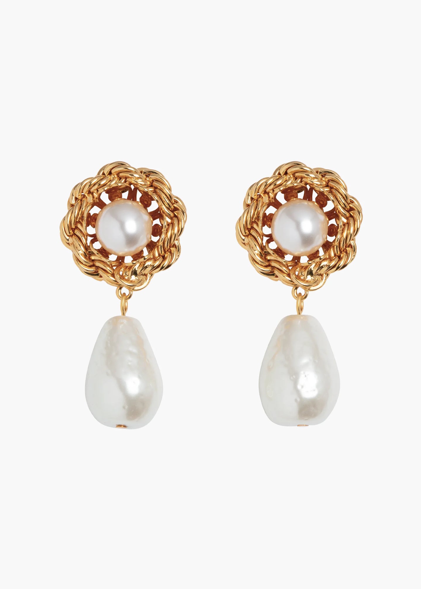 Jennifer Behr x Léanne Ansar Ninette Earrings -- Gold – Jennifer