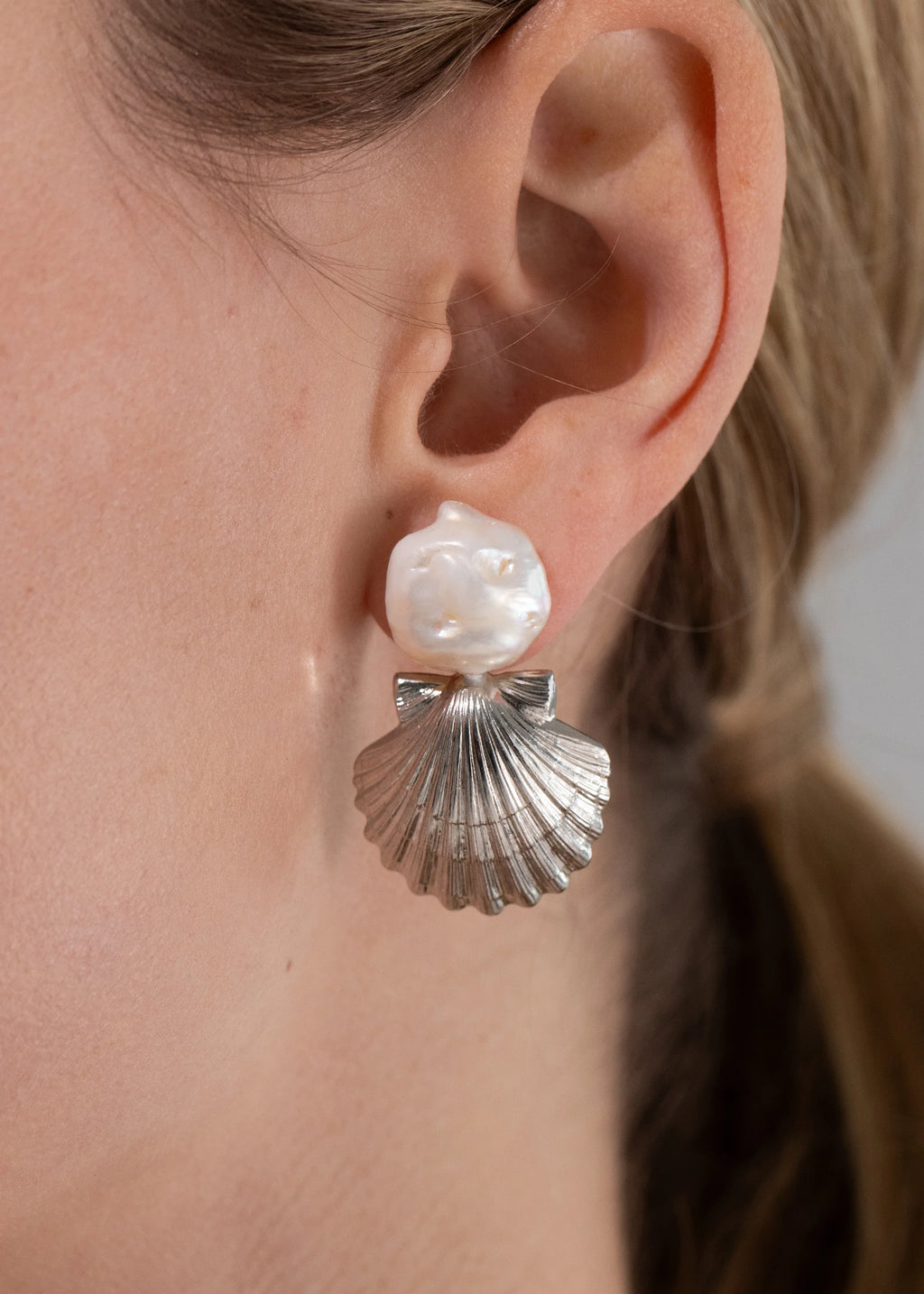 Laguna Earrings -- Silver – Jennifer Behr LLC