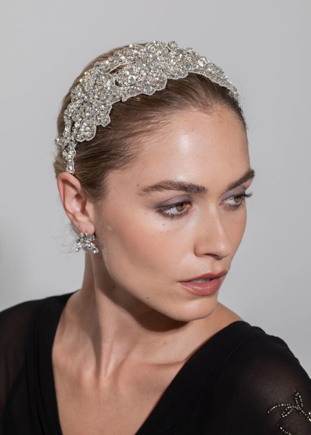 Tressa Headband -- Crystal – Jennifer Behr LLC