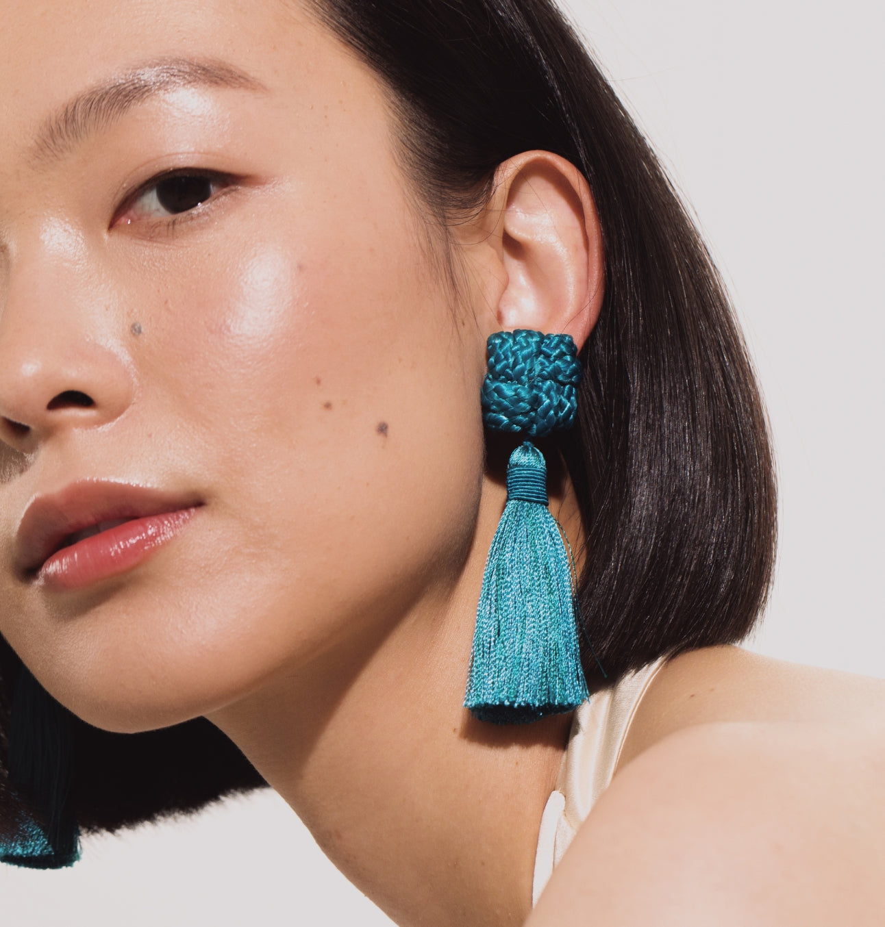 Jennifer Behr x Julia Berolzheimer Elettra Earrings -- Onyx Multi